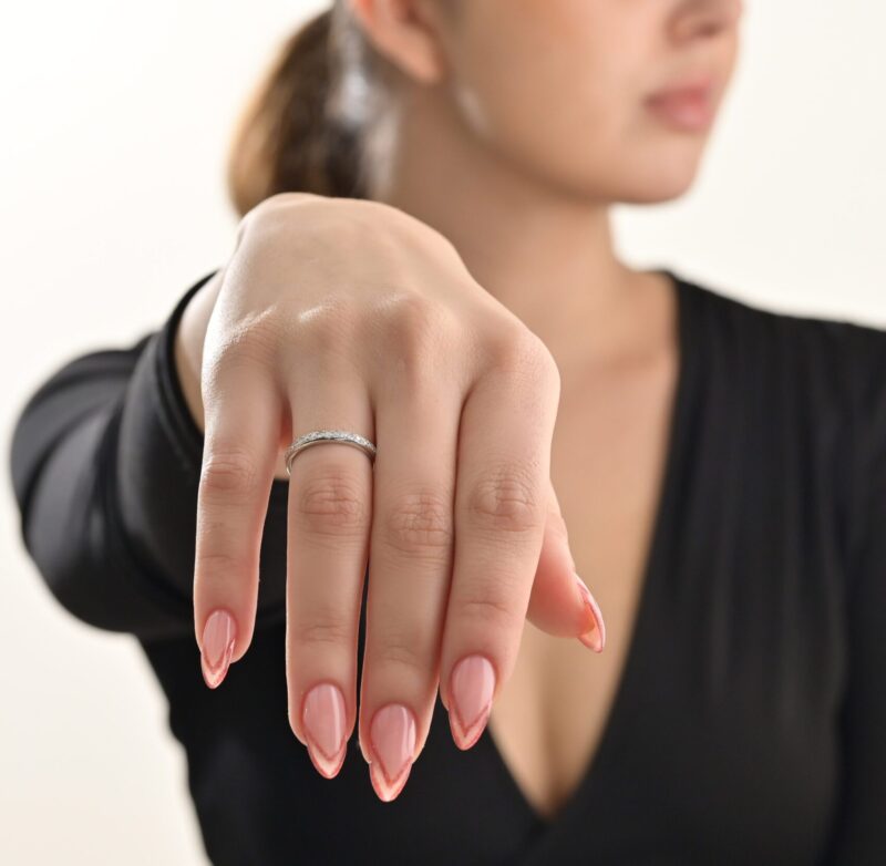 Wedding Band Diamond Ring - Image 2