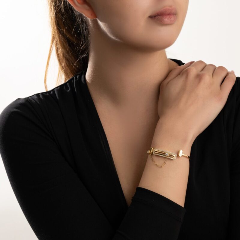 Love Lock Diamond Bracelet - Image 2