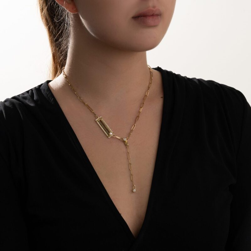 Love Lock Diamond Necklace - Image 2