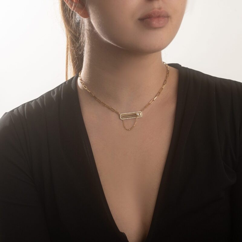 Love Lock Diamond Necklace - Image 2