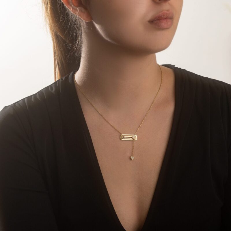 Love Lock Diamond Necklace - Image 2