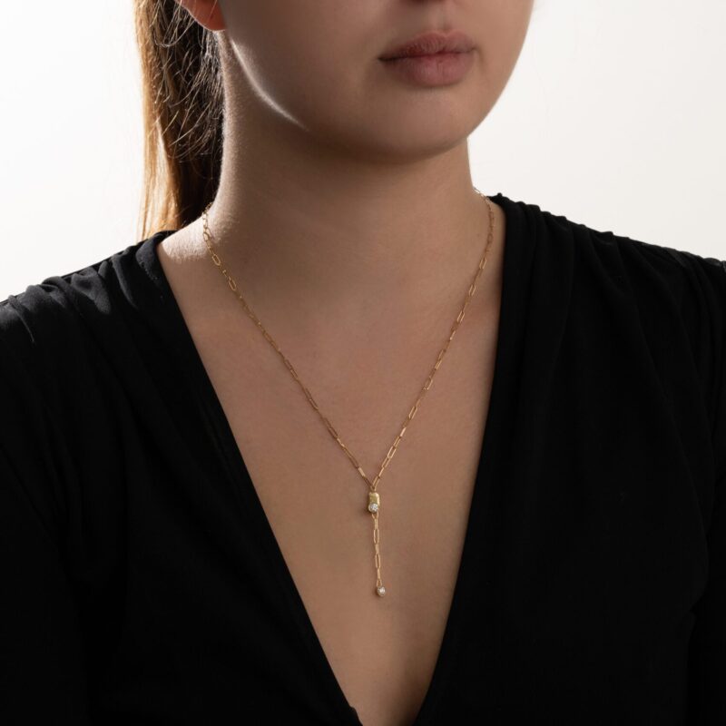 Love Lock Gold Necklace - Image 2