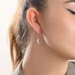 Moon Diamond Earrings - Image 2