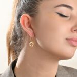 Moon Diamond Earrings - Image 2