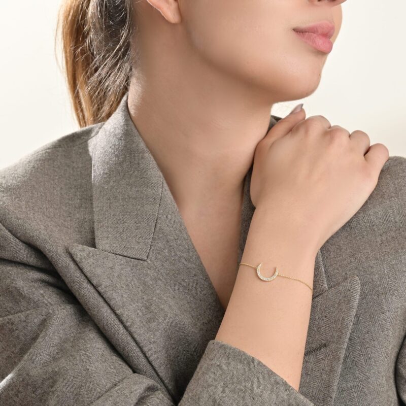 Moon Diamond Bracelet - Image 2