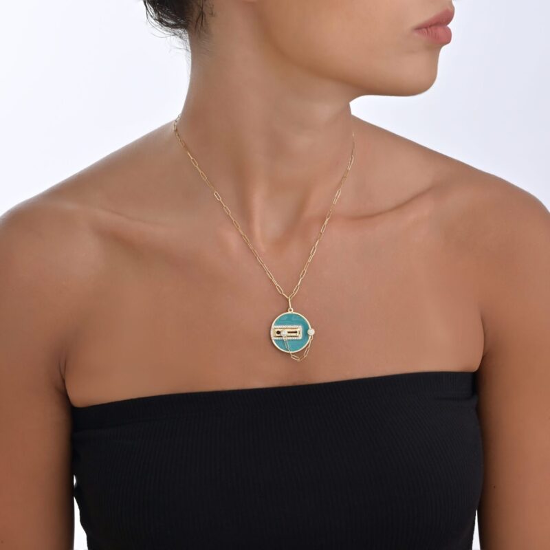 Love Lock Diamond Necklace - Image 2
