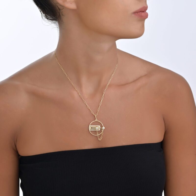 Love Lock Diamond Necklace - Image 2