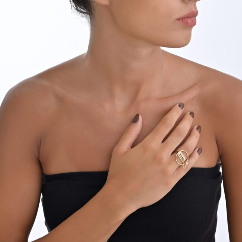 Love Lock Diamond Ring - Image 2