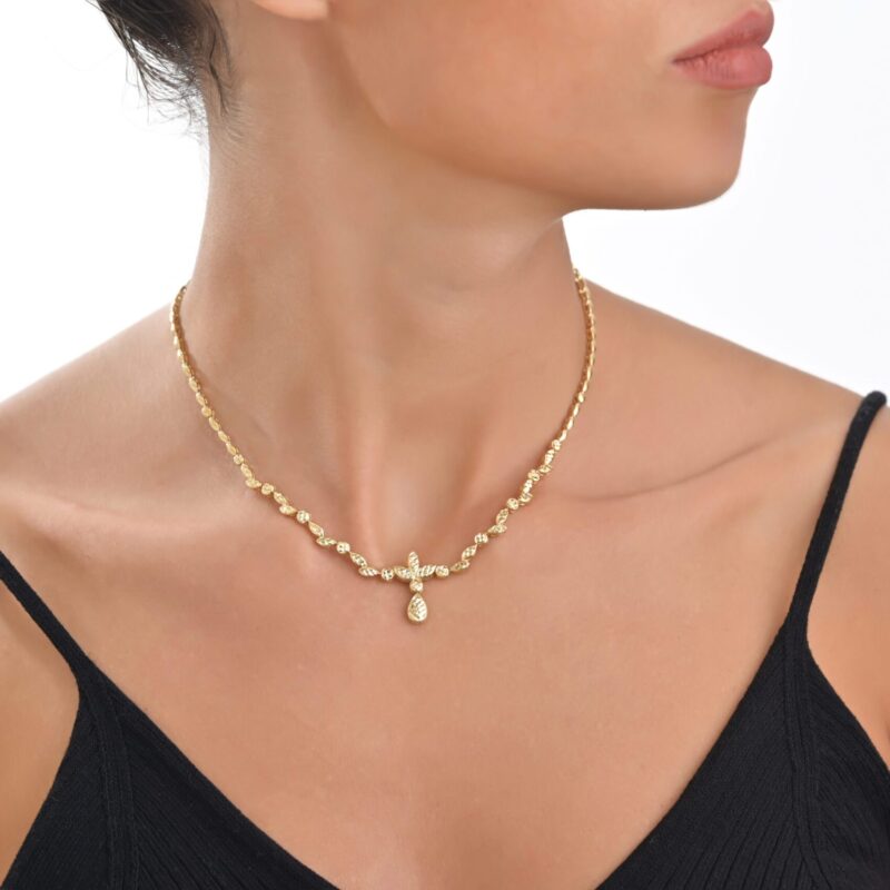 Bridal Collection Gold Necklace - Image 2