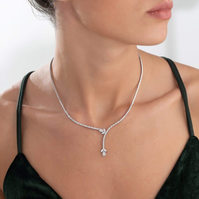 Bridal Diamond Necklace - Image 2