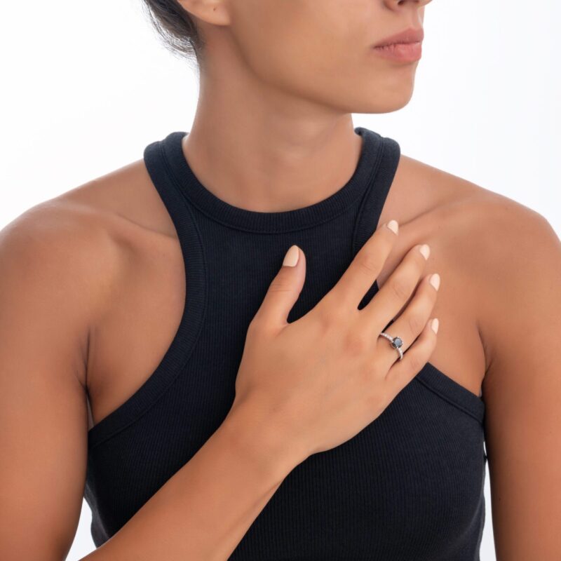 Solitaire Diamond Ring - Image 2