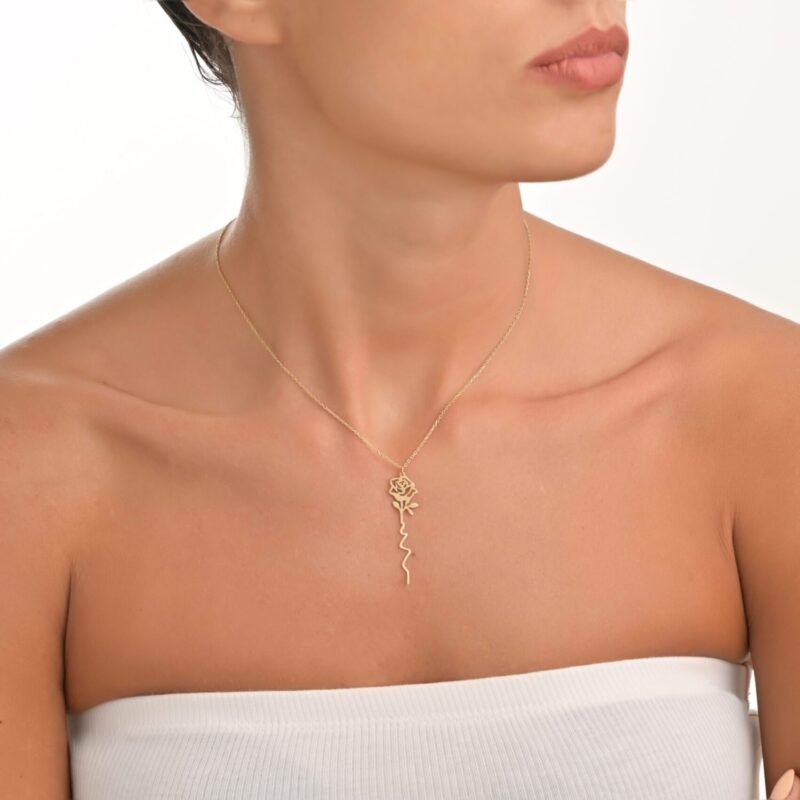Daily Dazzle Summer Flower Gold Necklace - Image 2