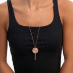 Lollipop Diamond Necklace with Ruby - Image 2