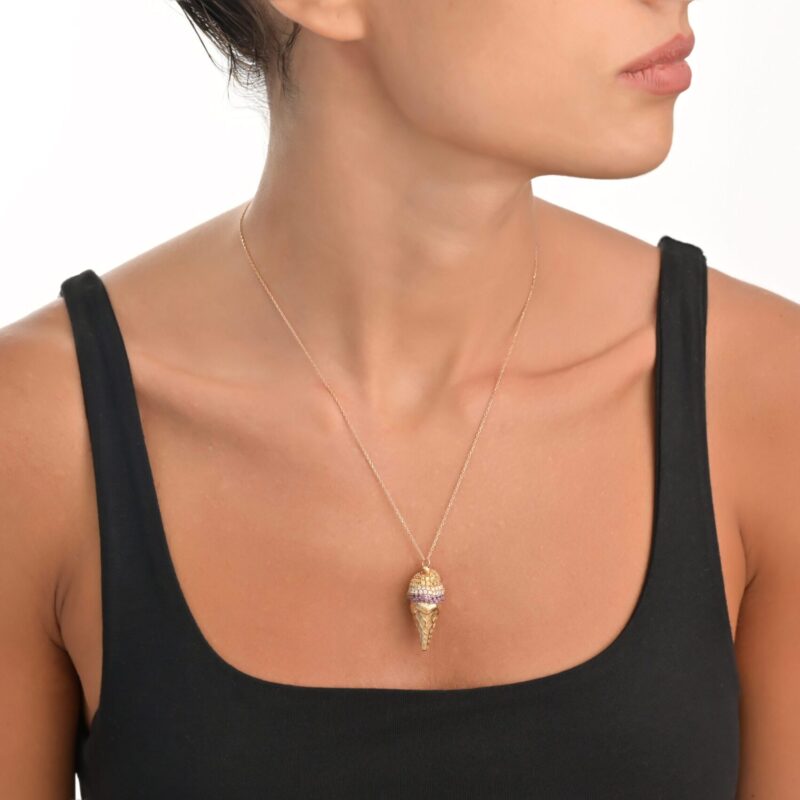 Candy Ice-cream Diamond Necklace - Image 2