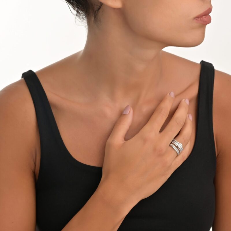 Solitaire Diamond Engagement Ring - Image 3