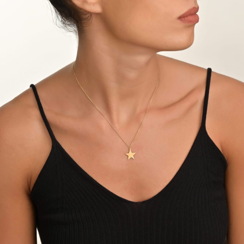 Daily Dazzle Star Gold Necklace - Image 2
