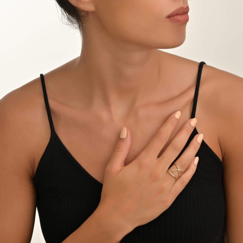 Daily Dazzle Summer Gold Ring - Image 2