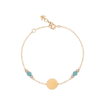 Daily Dazzle Gold Bracelet with Colored Stones