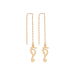 Daily Dazzle Summer Seahorse Summer Gold Earrings