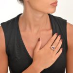 Daily Dazzle Diamond Ring with Ruby - Image 2