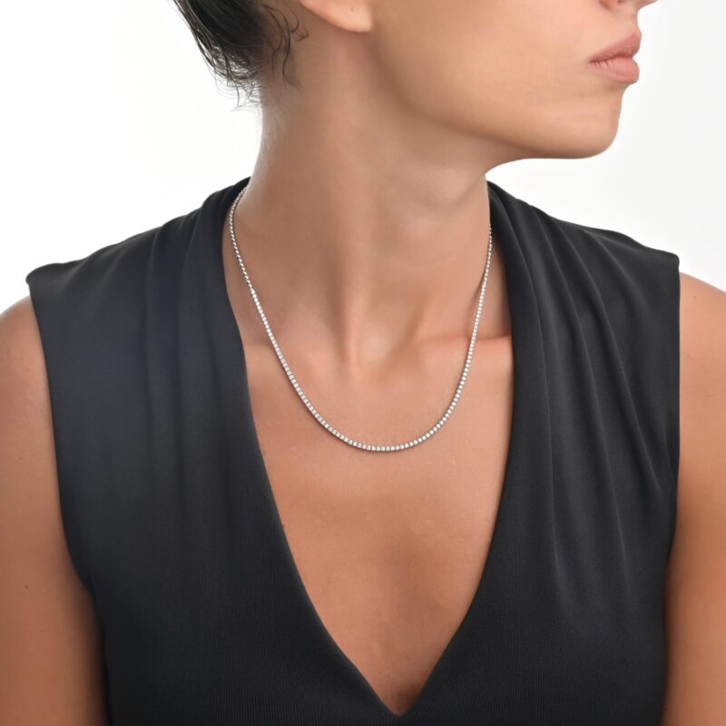 Tennis Diamond  Necklace - Image 2
