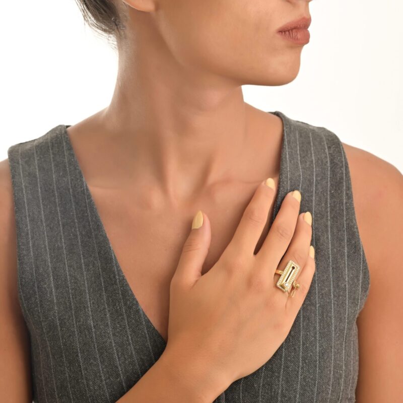 Love Lock Diamond Ring - Image 2