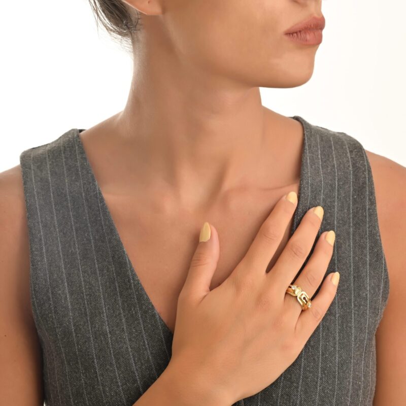 Love Lock Diamond Ring - Image 2