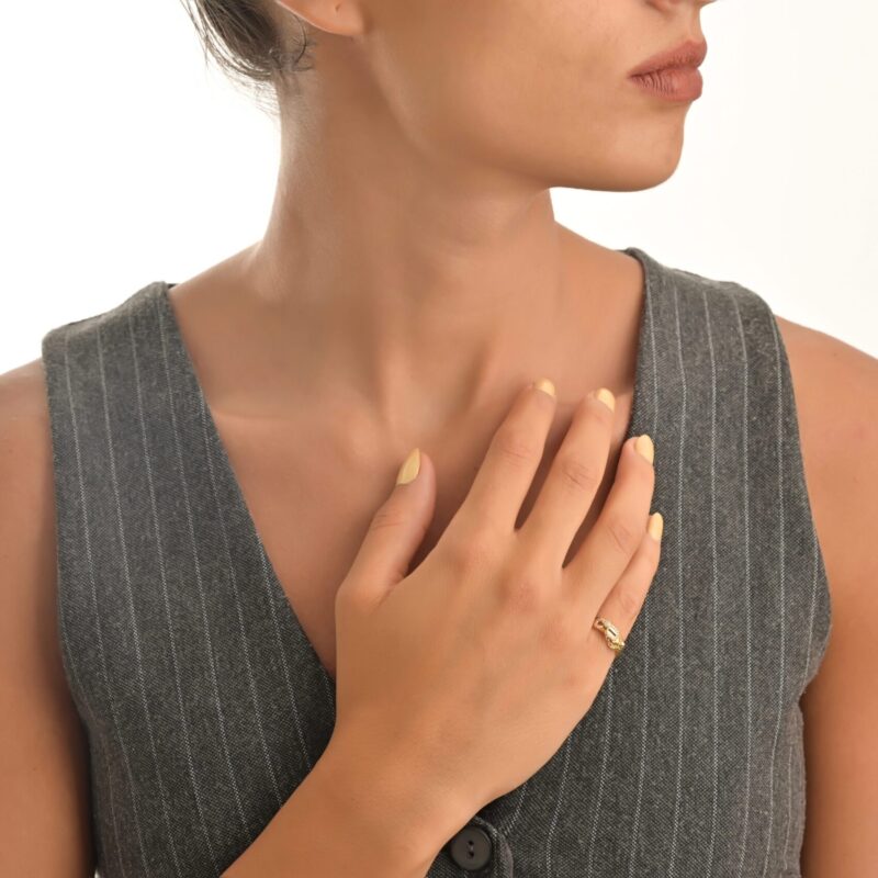 Love Lock Diamond Ring - Image 2