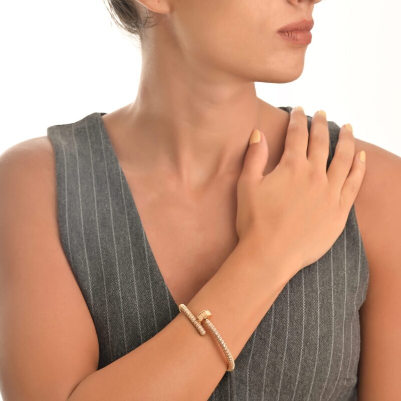 Screw Diamond Bracelet - Image 2