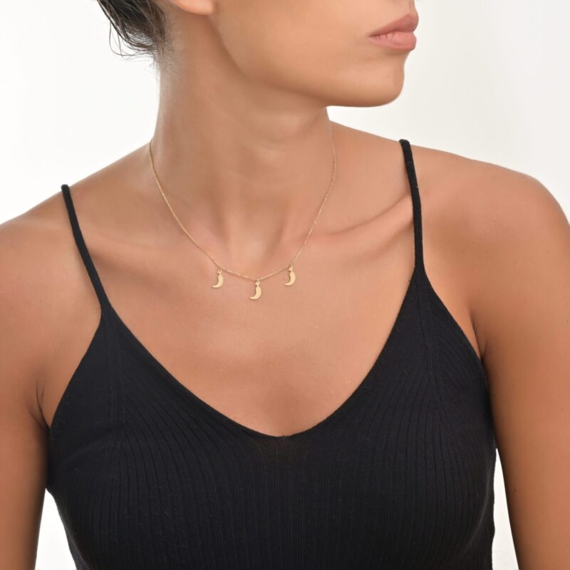 Daily Dazzle Summer Chili Pepper Gold Necklace - Image 2