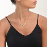 Daily Dazzle Smiley Faces Gold Necklace - Image 2