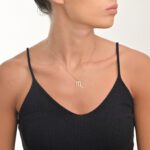 Zodiac Scorpio Gold Necklace - Image 2