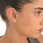 Daily Dazzle Peace Diamond Earring - Image 2