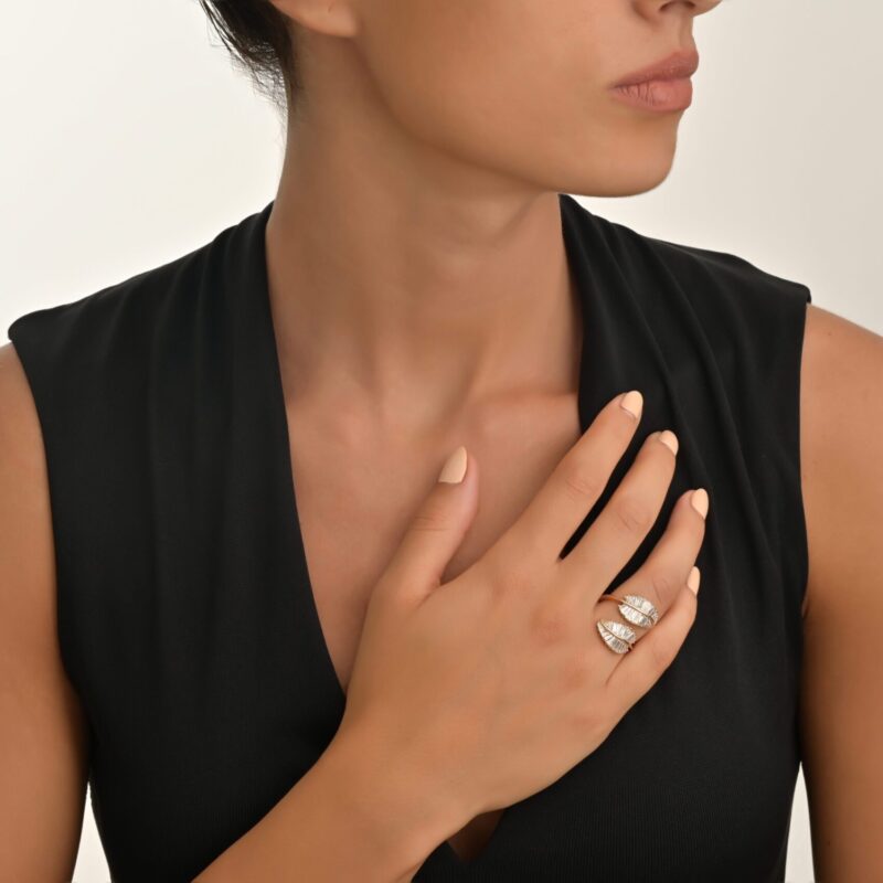 Leaves Diamond Ring - Image 2