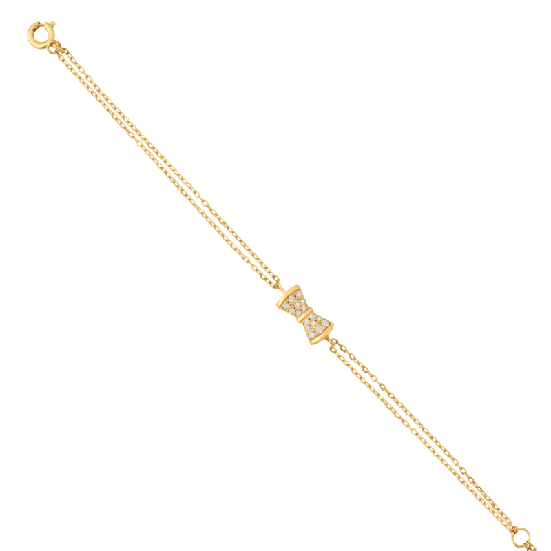 Ruban Diamond Anklet