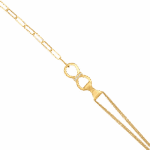 Gold Ruban Diamond Bracelet, Womens jewelry
