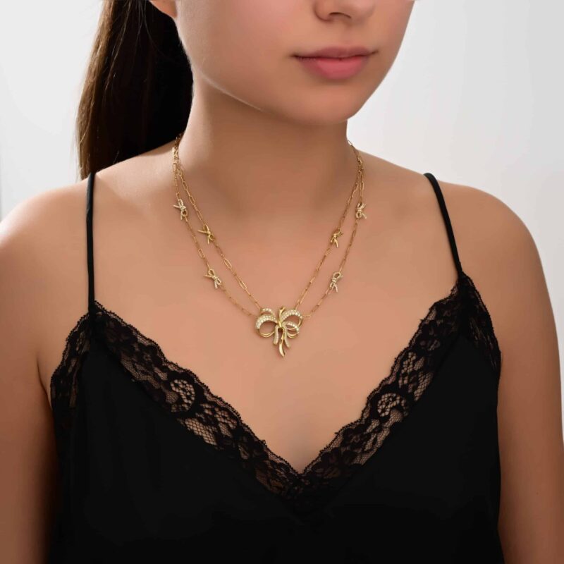 Ruban Collection Diamond Necklace - Image 2