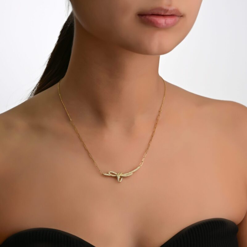 Ruban Collection Diamond Necklace - Image 2