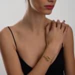 Ruban Collection Gold Bracelet - Image 2