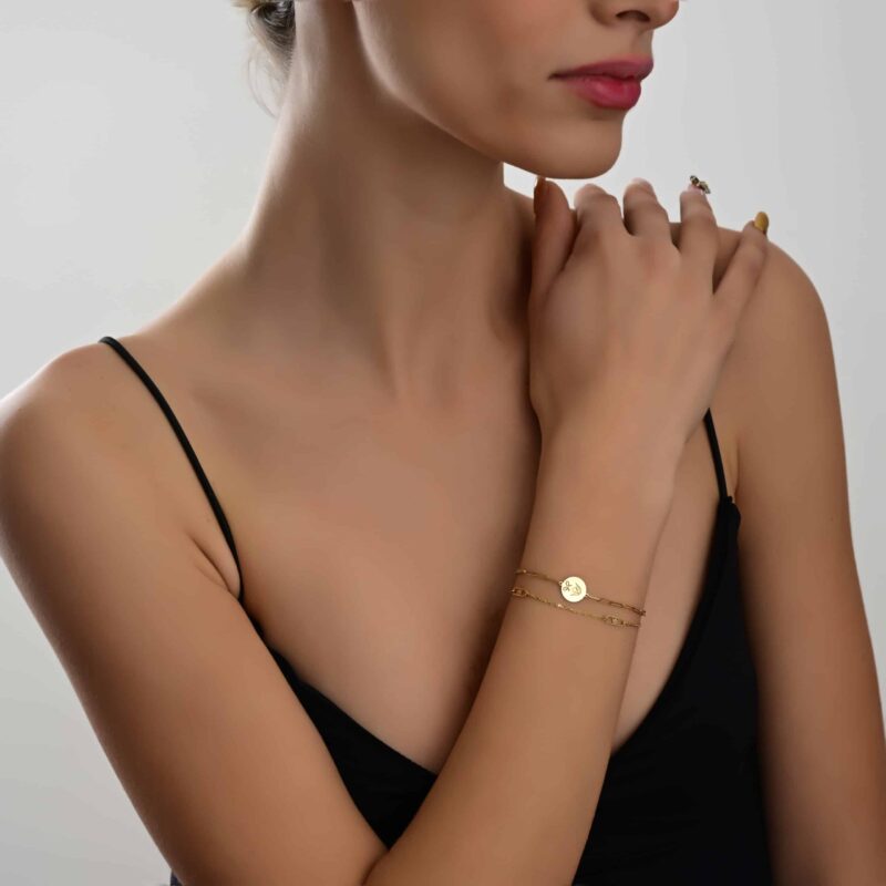Ruban Collection Gold Bracelet - Image 2