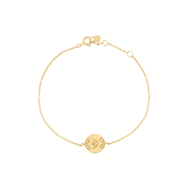 Ruban Collection Gold Bracelet 205 $ Gold Weight: 1.45g