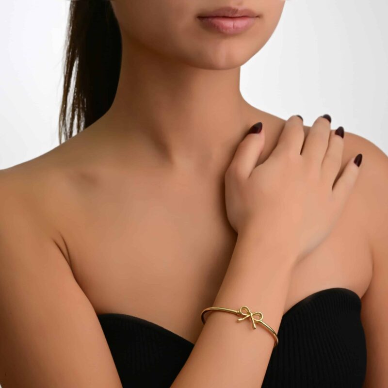 Ruban Collection Gold Bracelet - Image 2
