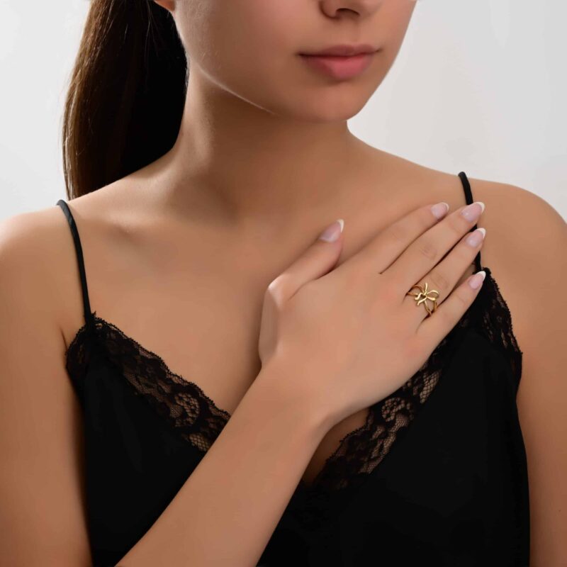 Ruban Collection Gold Ring - Image 2