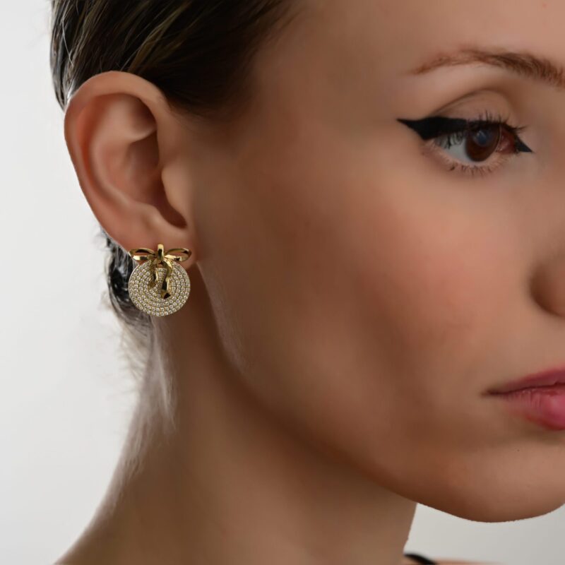 Ruban Collection Diamond Earrings - Image 2
