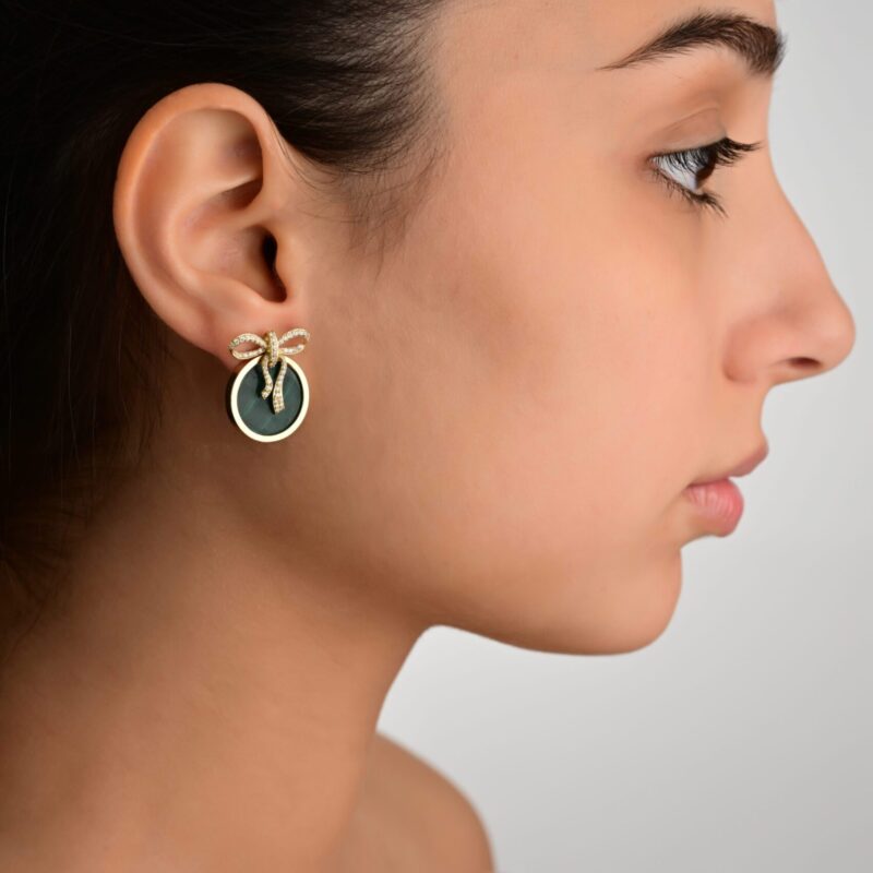 Ruban Collection Diamond Earrings - Image 2