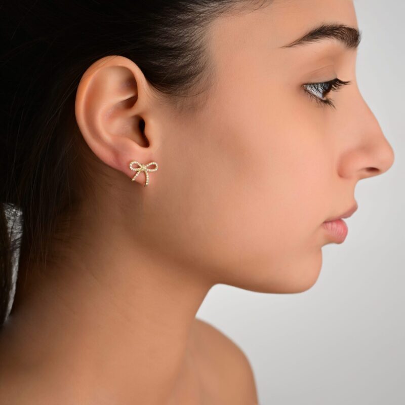 Ruban Collection Diamond Earrings - Image 2