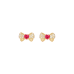 Mon Amour Ruban Diamond Earrings