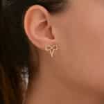 Mon Amour Ruban Diamond Earrings - Image 4