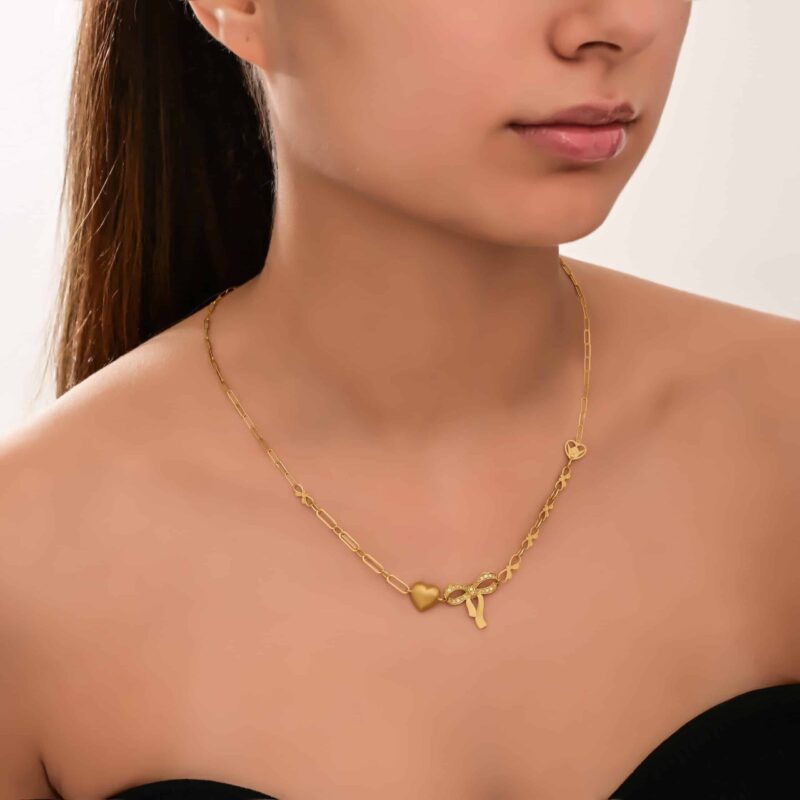 Mon Amour Ruban Diamond Necklace - Image 2