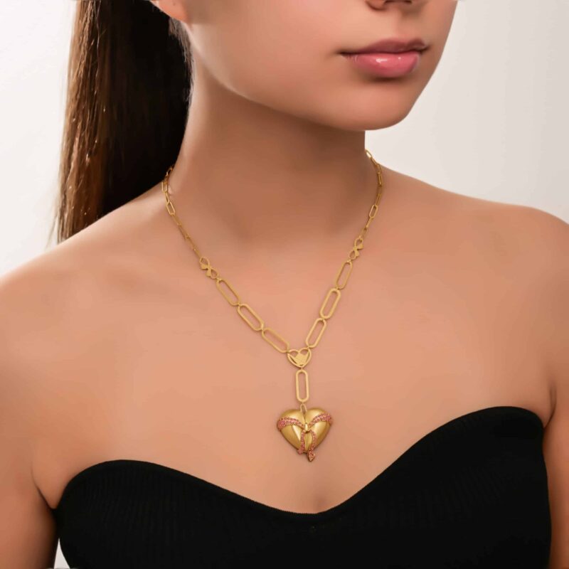 Mon Amour Ruban Diamond Necklace - Image 2